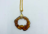 Druzy Geode Like Necklace